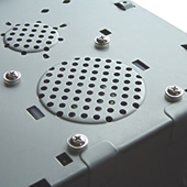 Fitted to the front of the AcoustiCase C6606.