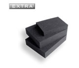AcoustiPack&trade; EXTRA Foam Blocks - help to absorb unwanted noise from PC components. Image shows 3 black acoustic foam blocks. Click for more details.