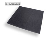 AcoustiPack&trade; EXTRA Sheet - an extra sheet of 7mm acoustic material. Image shows a single black sheet of sound-proofing material. Click for more details.